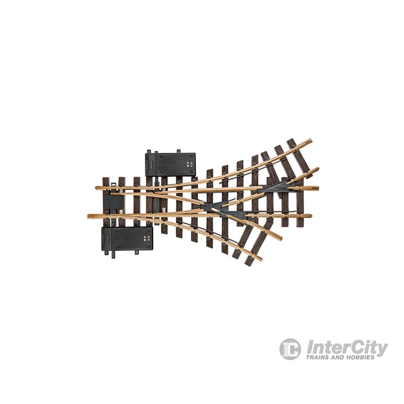 LGB 12360 Electric Three-Way Turnout, R1, 30