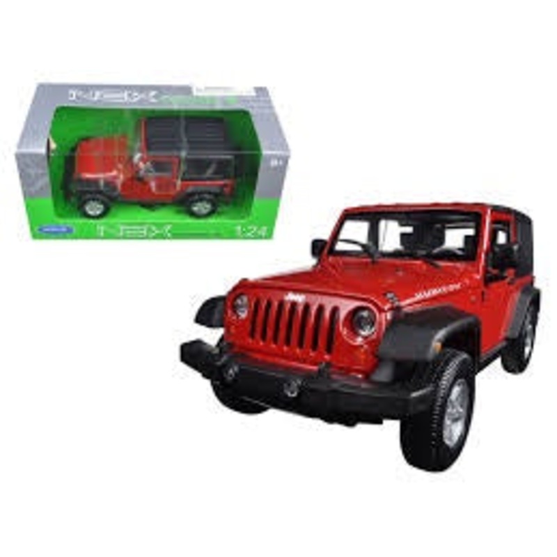 Welly – 1/24 Jeep Wrangler Rubicon Soft Top 2007 (Red)