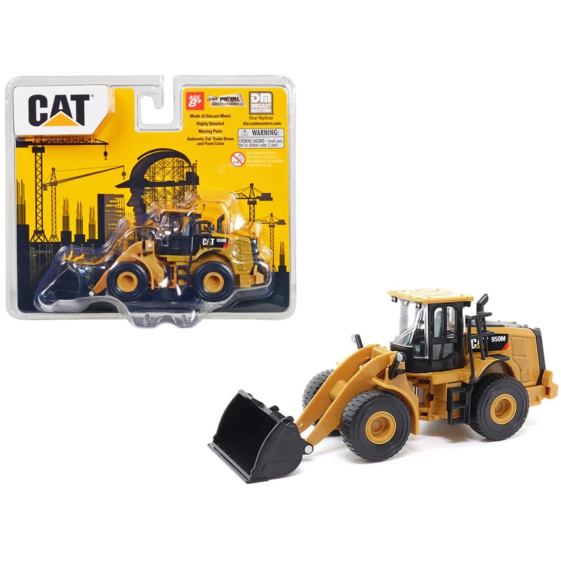 CAT Caterpillar 950M Wheel Loader Yellow 1/64 Diecast Model by Diecast Masters