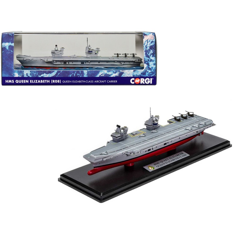 HMS Queen Elizabeth (R08) Aircraft Carrier “Queen Elizabeth-Class” British Royal Navy “Naval Power” Series 1/1250 Diecast Model by Corgi