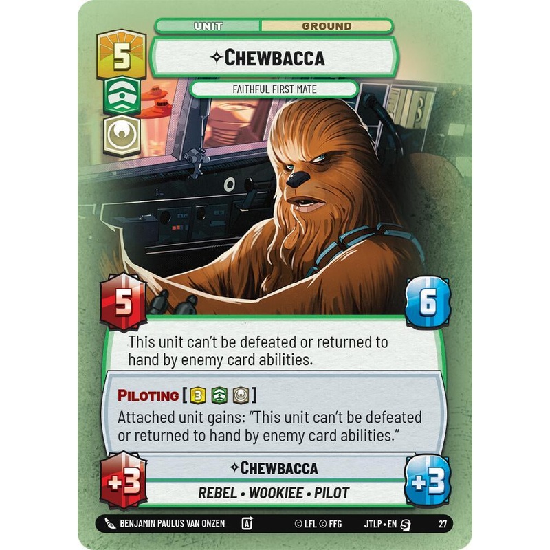 SWU – Chewbacca – Faithful First Mate  (27) (WP) (Hyperspace Foil)