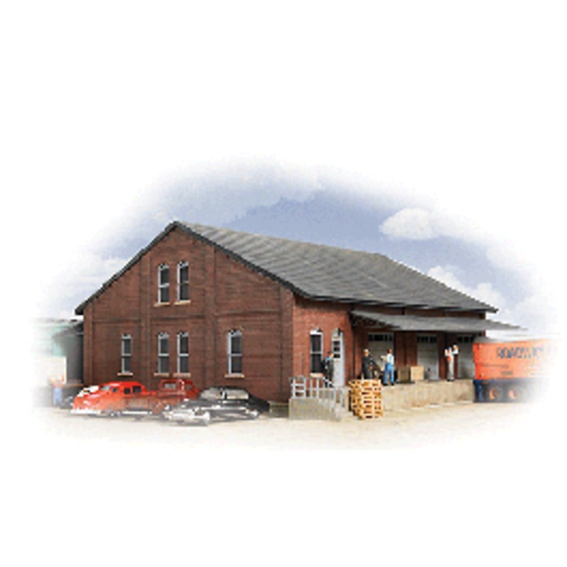 Walthers #933-2954 Brick Freight House — Kit