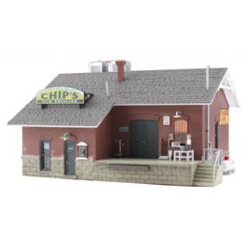 Woodland Scenics BR4927 N Chip's Ice House (Built up)