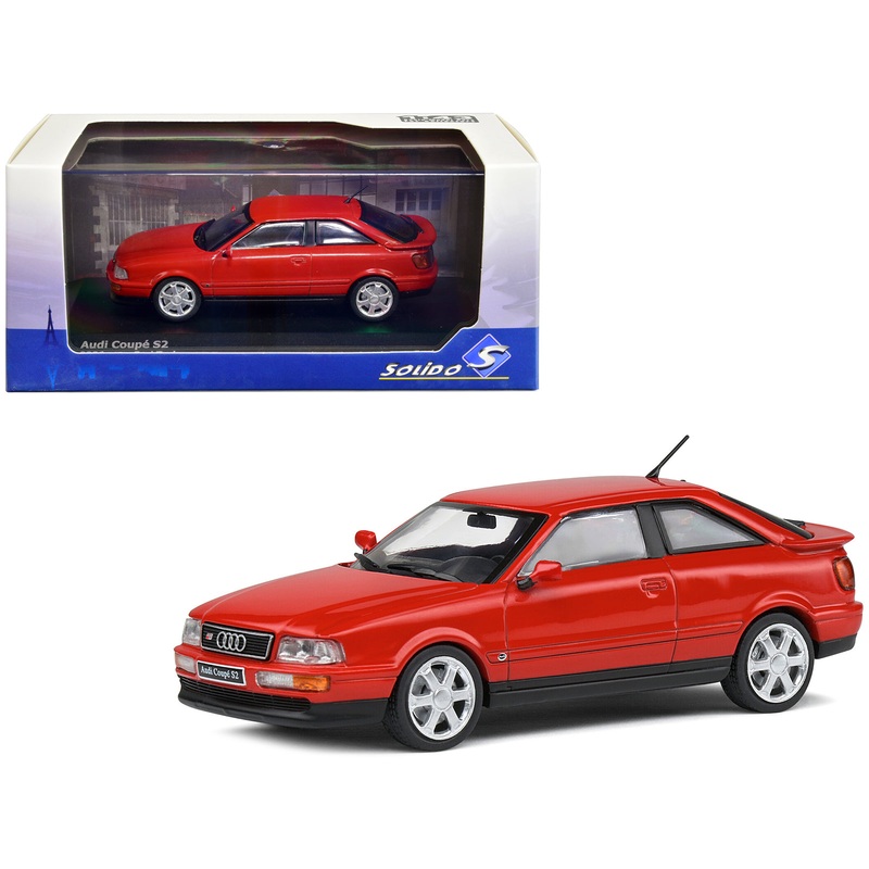 1992 Audi Coupe S2 Lazer Red 1/43 Diecast Model Car by Solido