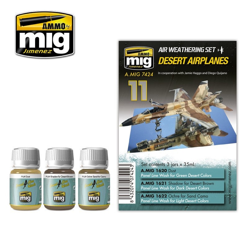 AMMO – 7424 Desert Airplanes (Air Weathering Set)