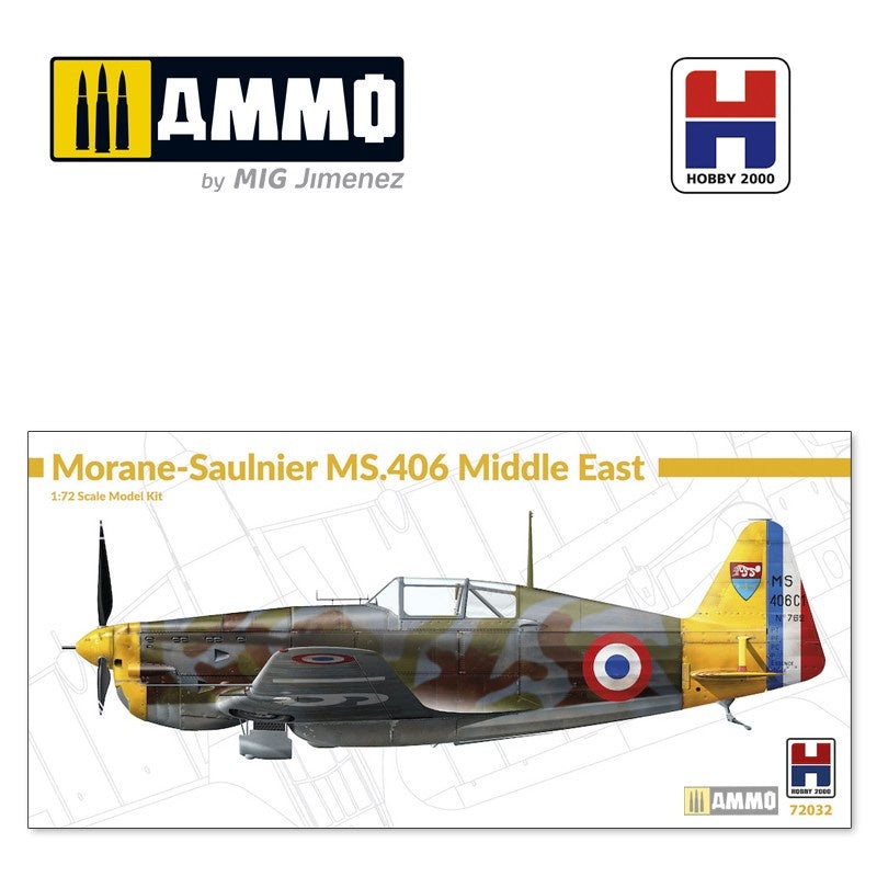 Hobby 2000 – 1/72 Morane-Saulnier MS-406 Middle East