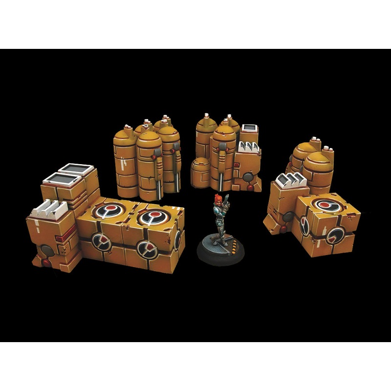 Micro Art Studio – TauCeti Cargo Crates set 1 (4pc) T00084