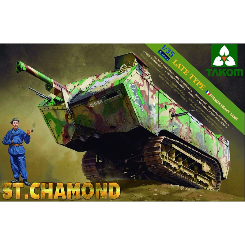 Takom – 1/35 WWI St.Chamond Late Type