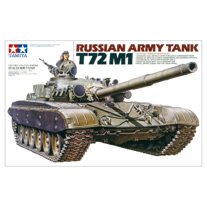 Tamiya – 1/35 Russian Army Tank T72M1