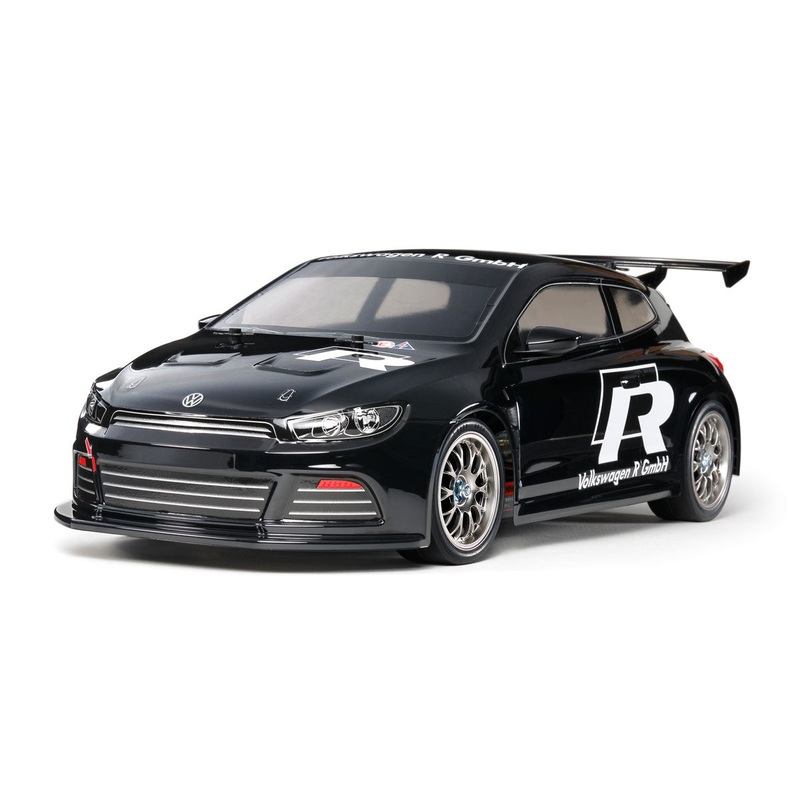 Tamiya – R/C VW Scirocco GT – Black Painted Body (TT01 TypeE))