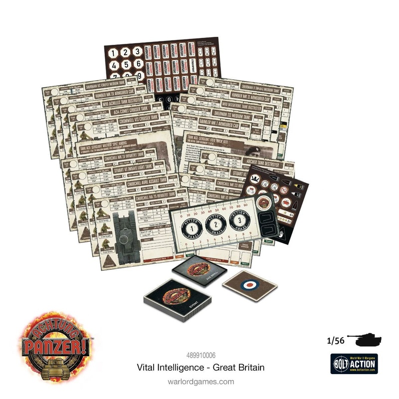 Warlord – Achtung Panzer! Card bundles: British