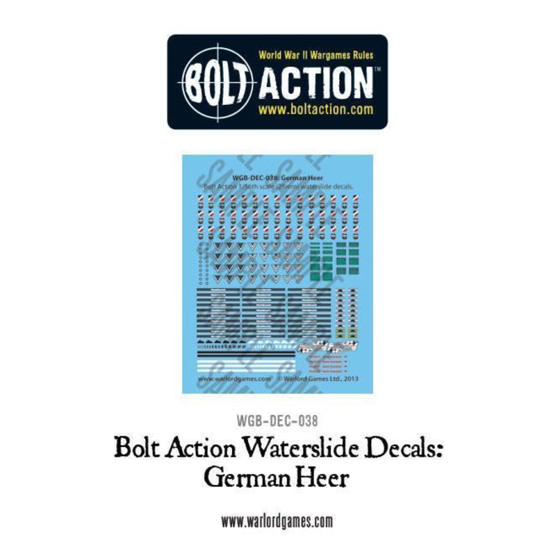 Warlord – Bolt Action: Decals – German Heer