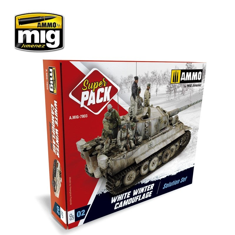 AMMO – 7803 SUPER PACK White Winter Camouflage