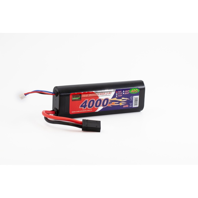 Enrichpower – 7.4V Battery 4000mAH Lipo 40C (Traxxas)