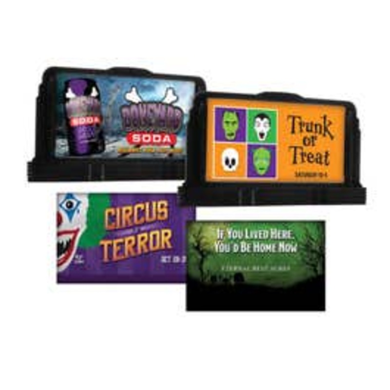 Lionel 2557020 HO Halloween Billboard 2 Pack