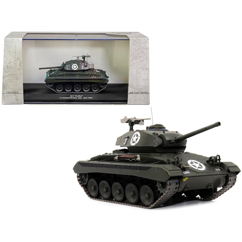 M24 “Chaffee” Tank #3 “U.S.A. 1st Armored Division Italy April 1945” 1/43 Diecast Model by AFVs of WWII