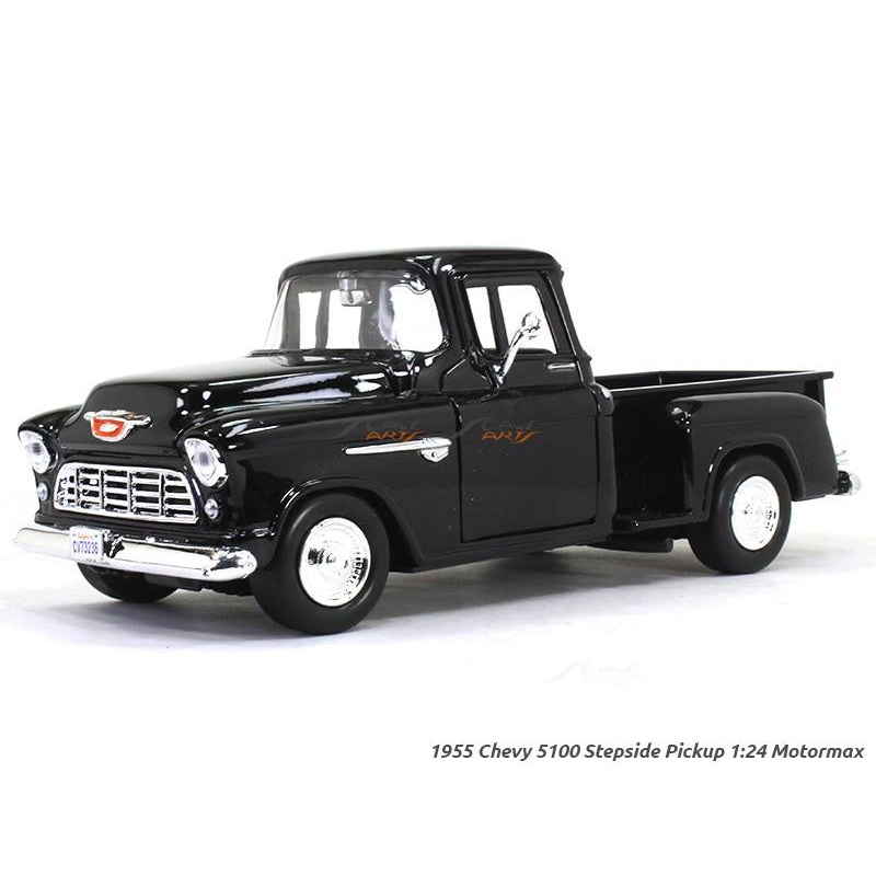 Motor Max – 1/24 Chevy Stepside 1955 (Black)
