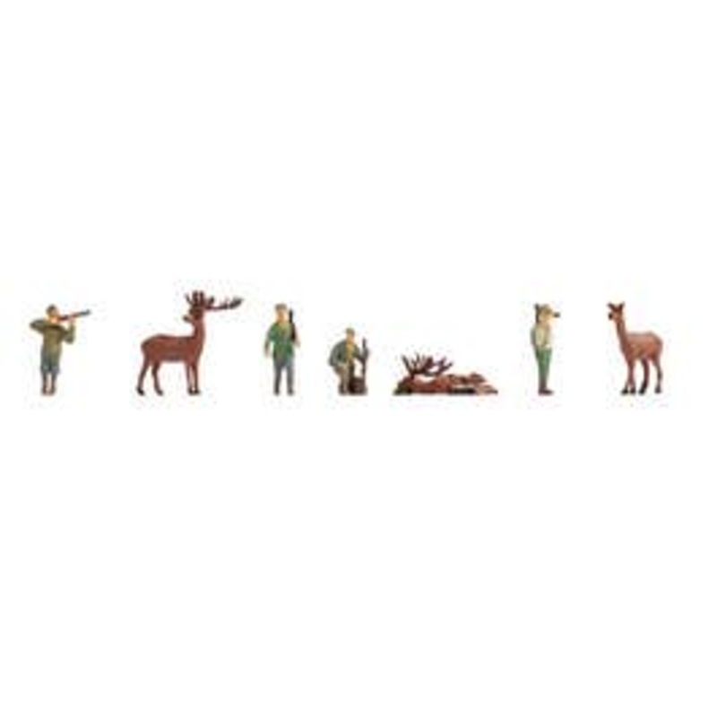 NOCH 15731  HO Deer Hunting (7 pcs)
