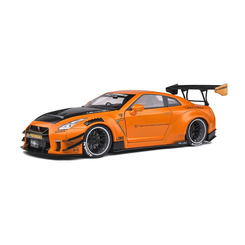 Solido – 1/18 Nissan Gtr R35 W/ Liberty Walk Kit Orange