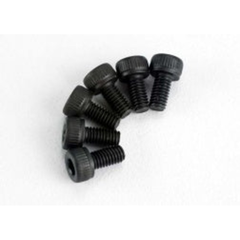 Traxxas – 2554 – Screws 3x6mm Caphead Machine (Hex Drive) (6) (Most Cars)
