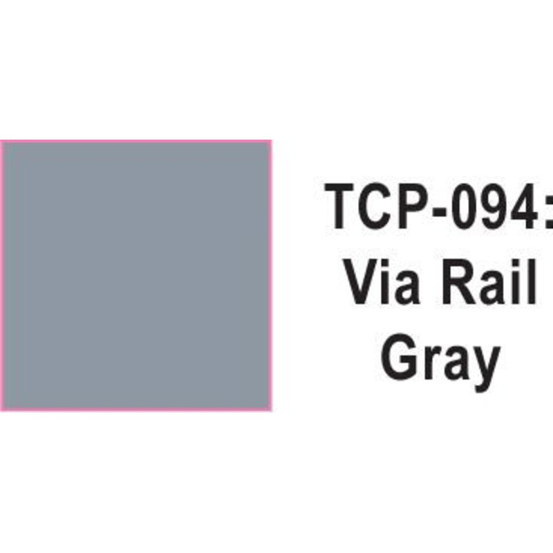 Tru Color TCP-94 VIA Rail Gray Paint 1 ounce