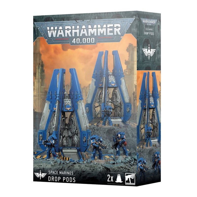GW – Warhammer 40k Space Marines: Drop Pods  (48-101)