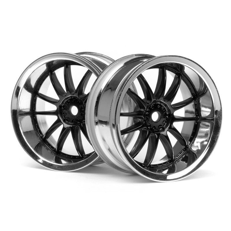 HPI – 3287 – WORK XSA 02C Wheel 26mm Chr/Blk (6mm OFFSET/2pcs)
