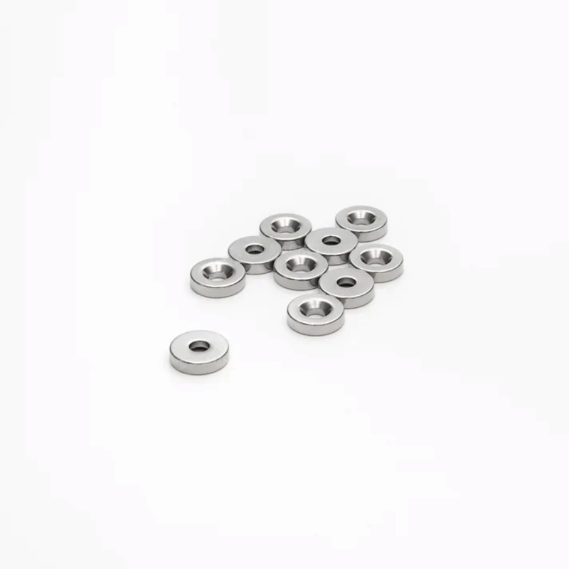Magnets – 12x4x3mm N38 Ni Neodymium Countersunk Ring (10pcs)