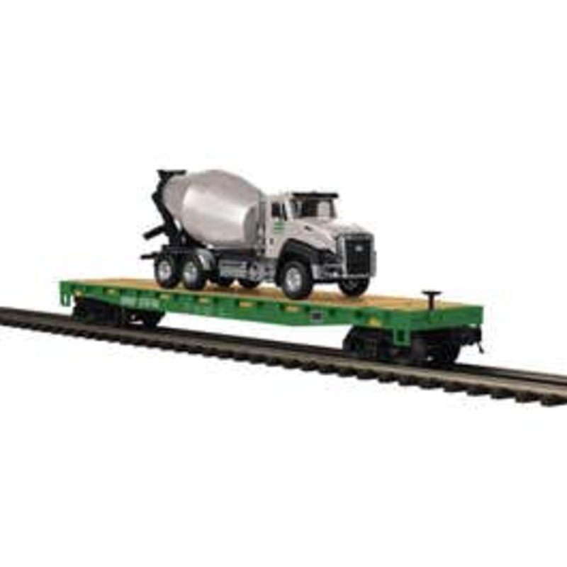 MTH 20-95845  O BNSF Flat Car with Cement Truck