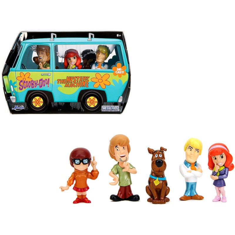 Set of 5 Diecast Figures “Scooby-Doo” TV Series “Metalfigs” Series Diecast Models by Jada