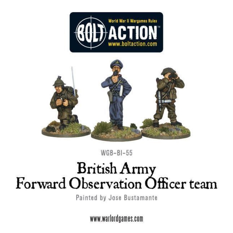 Warlord – Bolt Action  British Army Forward Observer Team