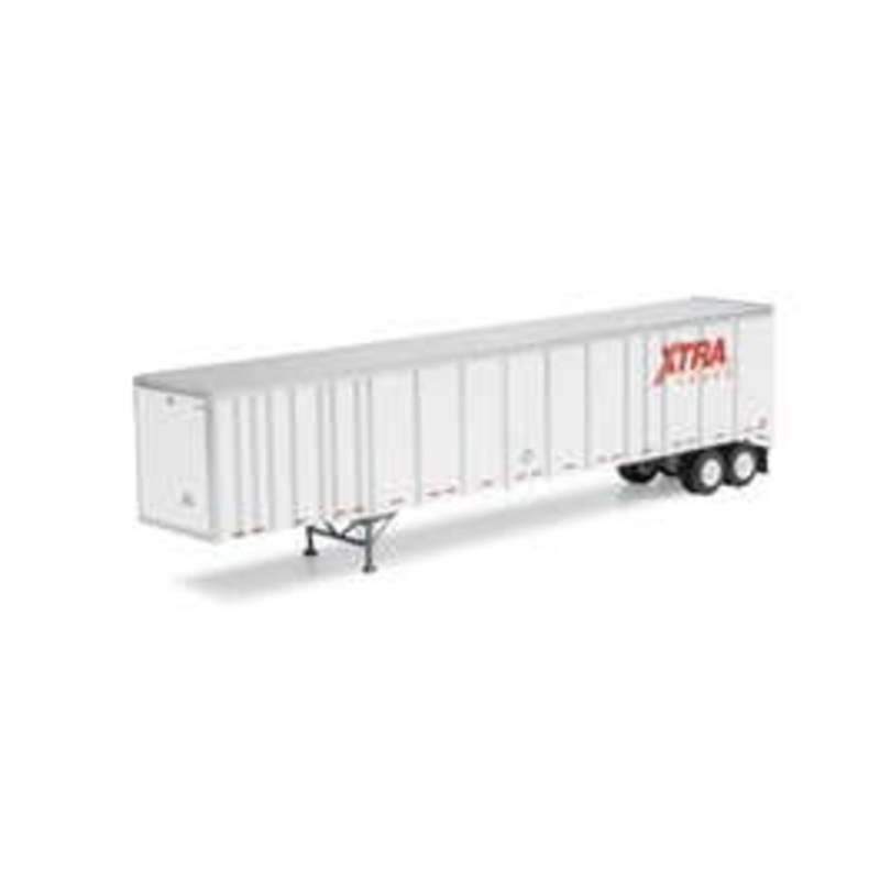 Athearn 72820 HO 53ft Wabash Plate Trailer XTRA #471455