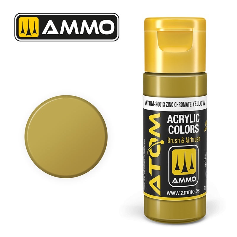 ATOM – 20013  Zinc Chromate Yellow (20ml)