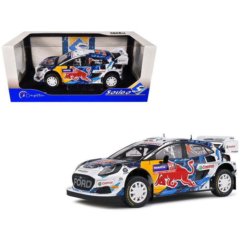 Ford Puma Rally1 Hybrid #16 Adrien Fourmaux – Alexandre Coria 3rd Place “Rally Sweden” (2024) “Competition” Series 1/18 Diecast Model Car by Solido