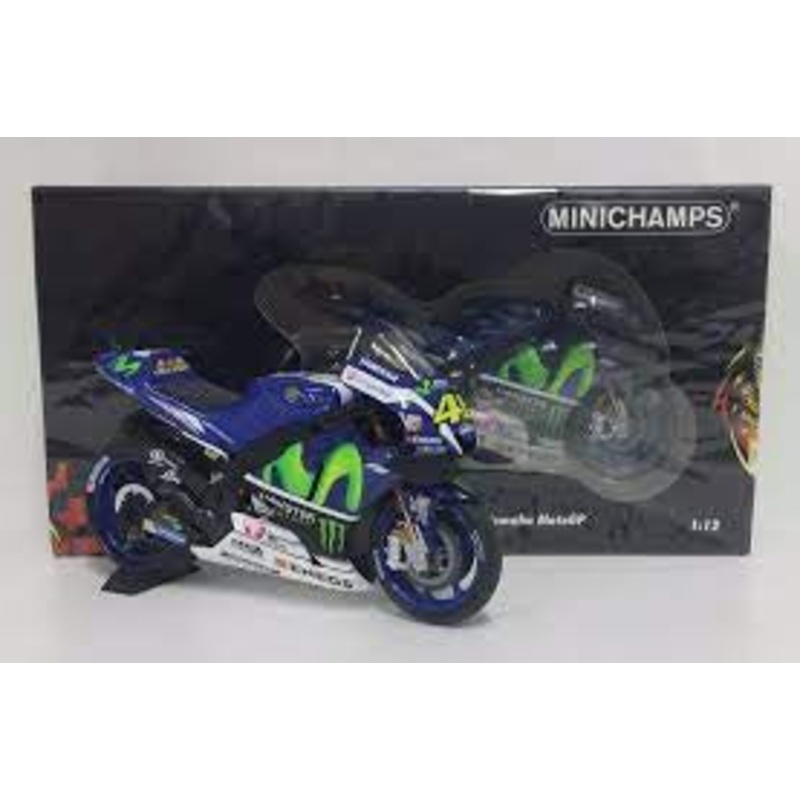 Minichamps – 1/12 Yamaha YZR-M1 Movistar (V. Rossi) Winner Catalunya MotoGP 2016