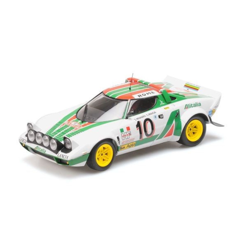 Minichamps – 1/18 Lancia Stratos (Munari/Maiga) Winners Rallye M/Carlo 1976