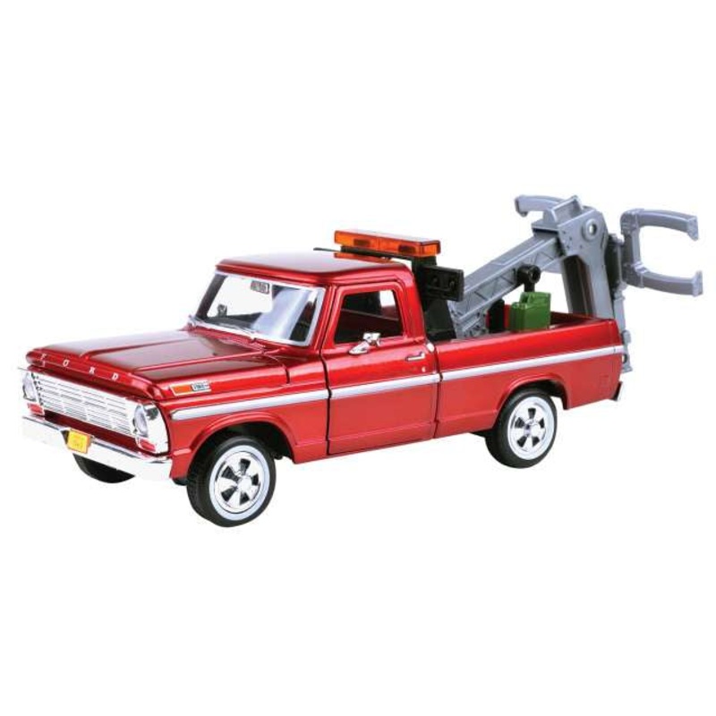 Motor Max – 1/24 Ford F-100 Pickup 1969 (Burgundy)