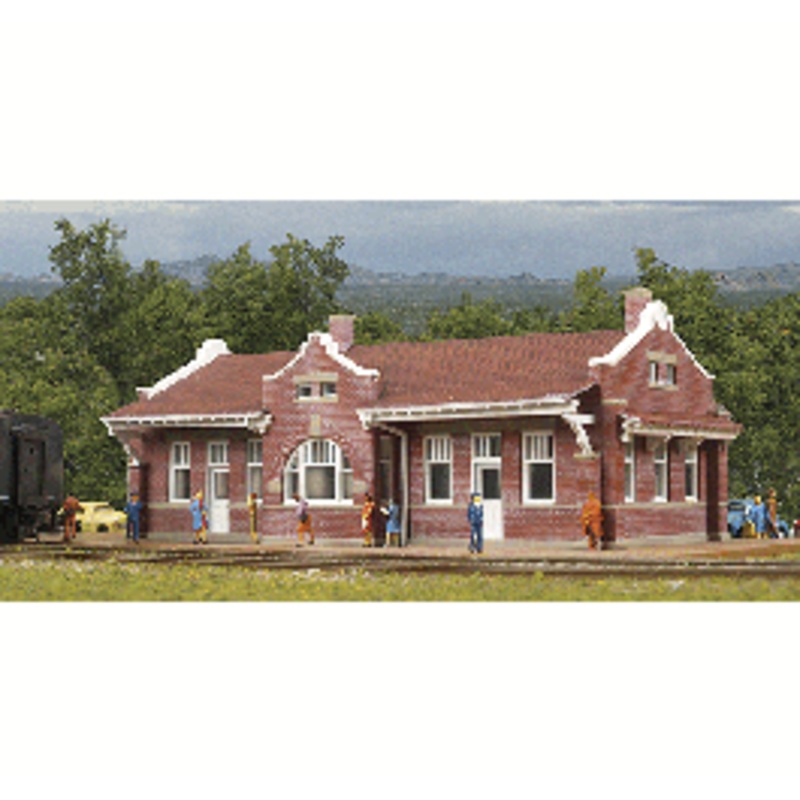 Walthers #933-3803 Santa Fe-Style Brick Depot — Kit
