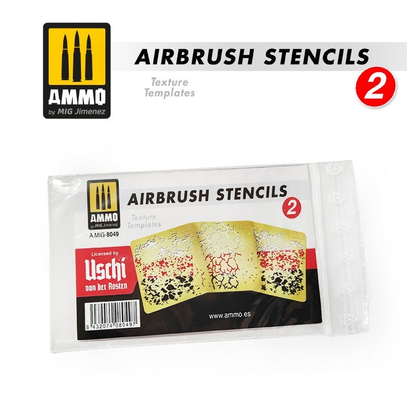 AMMO – 8049 Airbrush Stencils #2