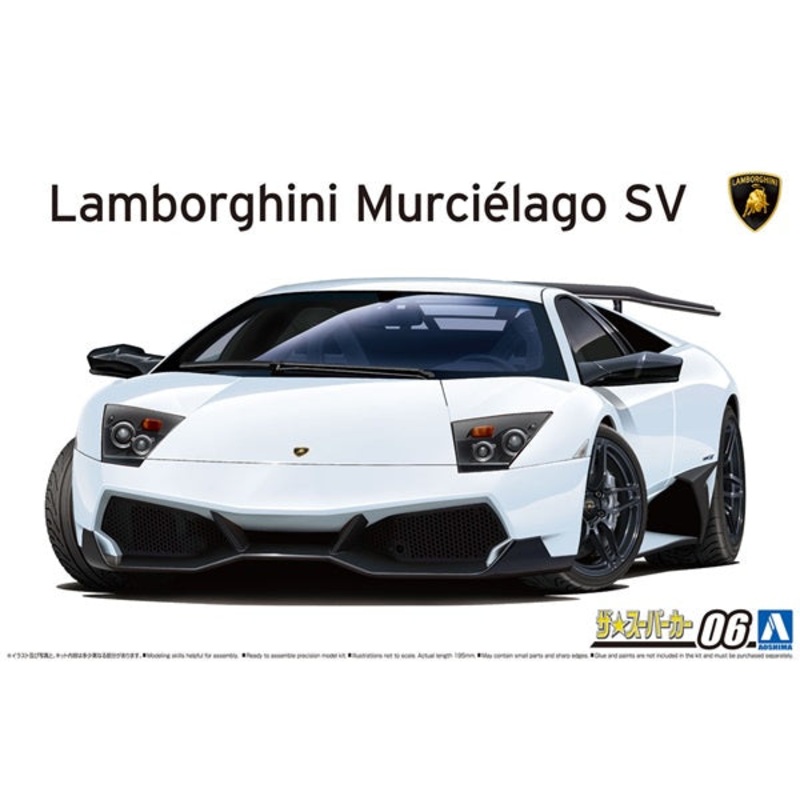 Aoshima – 1/24 ’09 Lamborghini Murcielago LP670-4 SV