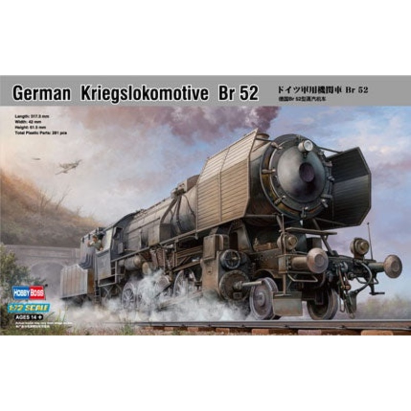 Hobby Boss – 1/72 German Kriegslokomotive BR-52 (82901)