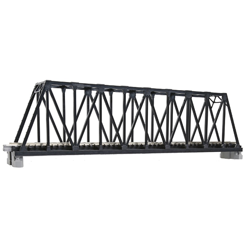 Kato 20-434 N, Single Truss Bridge, 9 3/4″, (248mm), Black, 1pc