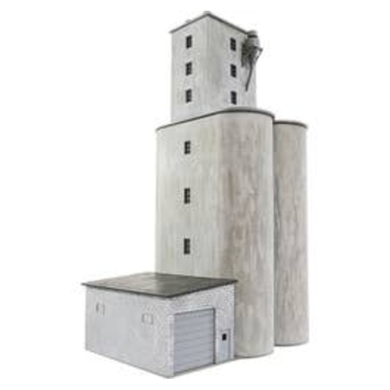 Walthers #933-4047 Prairie Co-Op Elevator — Kit
