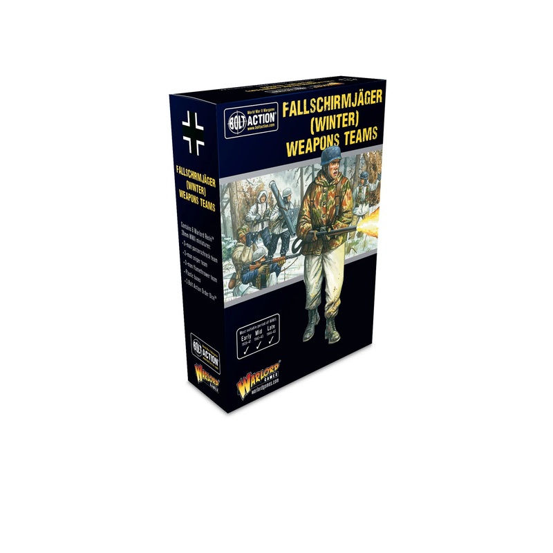 Warlord – Bolt Action: Fallschirmjager (Winter) Weapons Teams