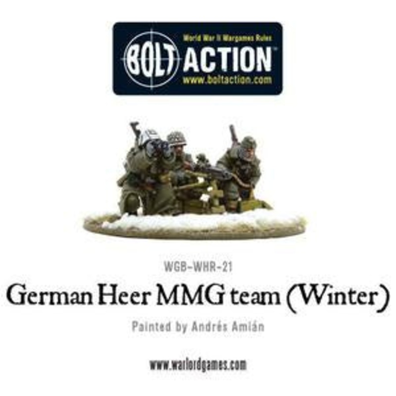 Warlord – Bolt Action  German Heer MMG team (Winter)