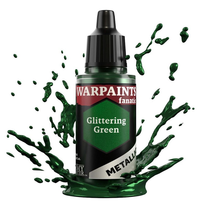 Warpaints Fanatic Metallic: Glittering Green  (WP3197) (18ml)