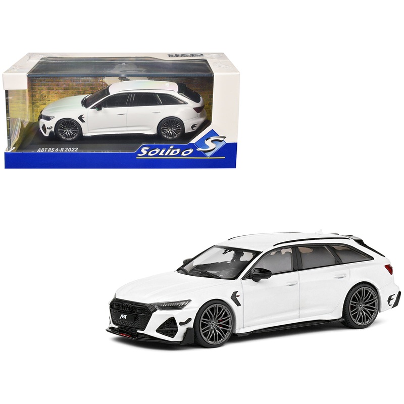 2021 Audi ABT RS6-R Ibis White 1/43 Diecast Model Car by Solido