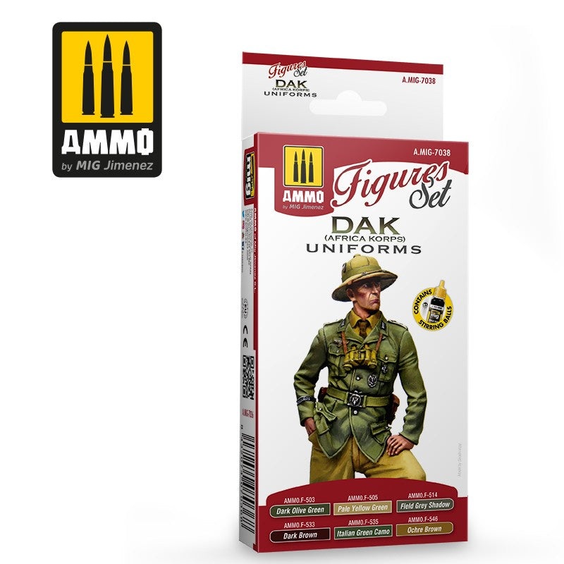 AMMO – 7038 DAK Uniforms (Africa Korps) (Paint Set)