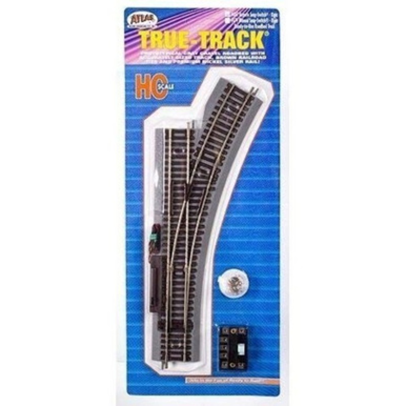 Atlas 481 HO Scale Remote Switch Right True-Track