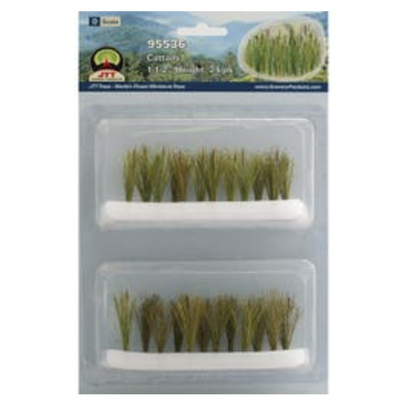 JTT 95536 Cattails 1-1/2″ Tall O Scale, 24/pk